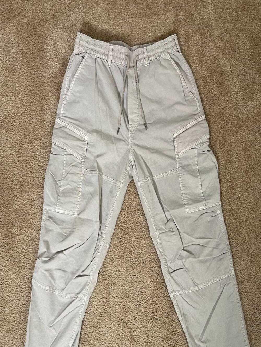 American Eagle Gray Relaxed Cargo Pants